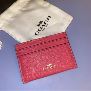Coach Pink Card Case